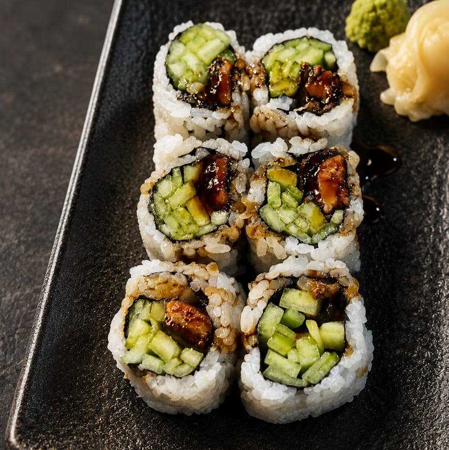 Eel Cucumber Roll.